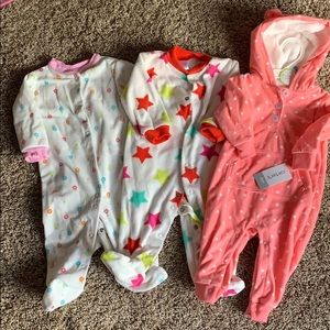 6 Month PJ’s and Hooded outfit